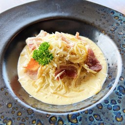 สปาเกตตีคาโบนาร่าเบค่อน