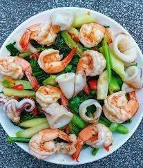 ผัดคะน้าทะเล