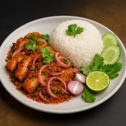 ข้าวยำไก่แซ่บ