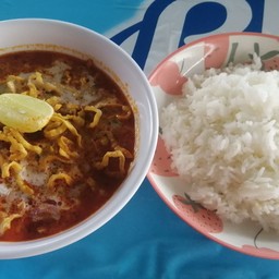 น้ำข้าวซอยเนื้อ+ข้าวเปล่า
