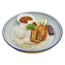ข้าวมันไก่ผสม