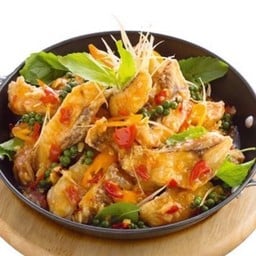 ปลาทับทิมผัดฉ่า