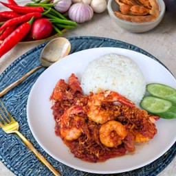 กุ้งทอด ซอสมะขาม