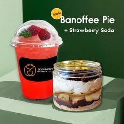 Banoffee Pie จับคู่ Strawberry Soda