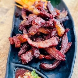 เนื้อโคขุนแดดเดียวทอด