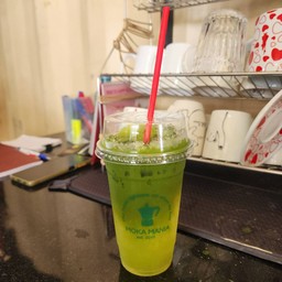 มัทฉะมะนาวโซดา 0  cal