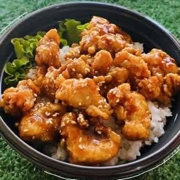 ข้าวหน้าไก่เกาหลี