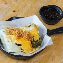 กุยช่ายกรอบไข่ตอก