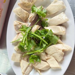 ไก่สับจานกลาง