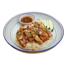 ข้าวมันไก่ทอดแซ่บ