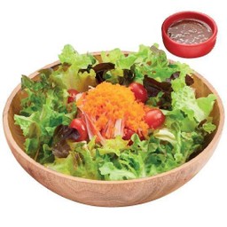 สลัดปูอัดไข่กุ้ง (น้ำสลัดโชยุ)