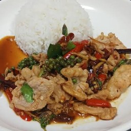 ข้าวผัดฉ่าหมูชิ้น