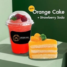 Orange Cake จับคู่ Strawberry Soda