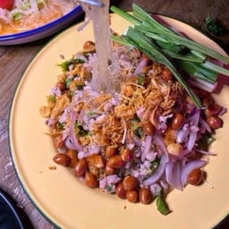 ยำวุ้นเส้นโบราณหมูสับOld Scool Vermicelly Noodle Spicy Salad