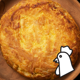 ไข่เจียวไก่สับ Minced Chicken Omelette (Kai Jeow khai Sub)