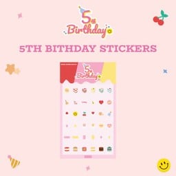 5th birthday Stickers