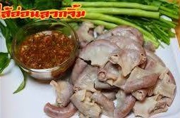 ลวกจิ้มไส้อ่อน