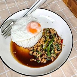 [เซตสุดคุ้ม] ข้าว 2 กล่อง+กระเพราไก่สับ 2 ชุด