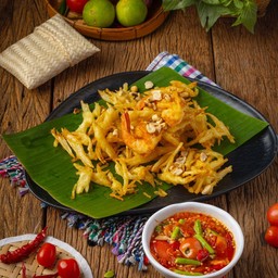 ส้มตำทอด
