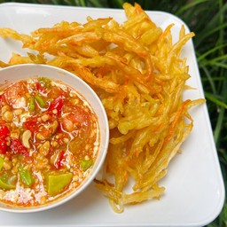 ส้มตำทอด