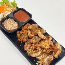 ไส้อ่อนทอดกระเทียม