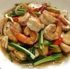 ผัดน้ำมันหอยทะเล