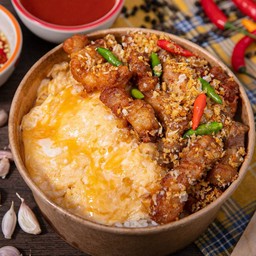 อิคคิวโตมากับไข่ สาขา บางใหญ่ (ไข่ข้น ไข่ขยี้ หมูทอด สามชั้นคั่วพริกเกลือ) บางใหญ่