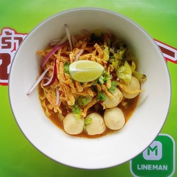 ข้าวซอย(ลูกชิ้นเนื้อ)