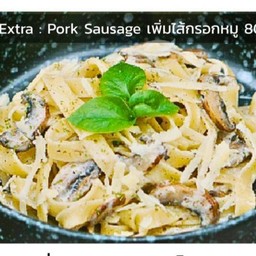 เฟตตูชินี่ครีมทรัฟเฟิลเห็ด