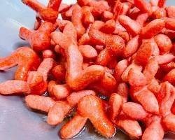 ไส้กรอกแดงทอด