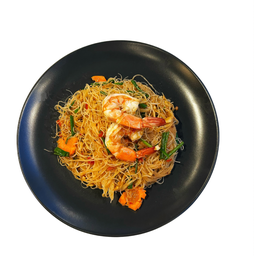 ผัดหมี่มันกุ้ง