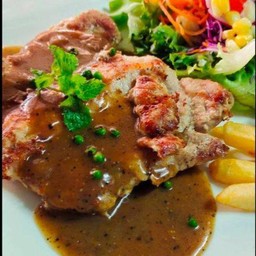 สเต็กสันคอหมู