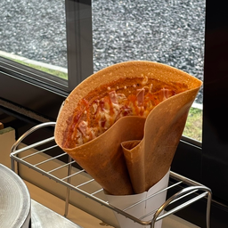 เครปพิซซ่าแฮมชีส