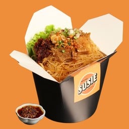 หมี่เนื้อ+น้ำพริกเซี่ยงไฮ้