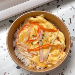 ข้าวไข่ข้น+ปูอัด