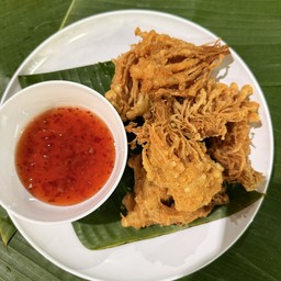 เห็ดเข็มทองทอด