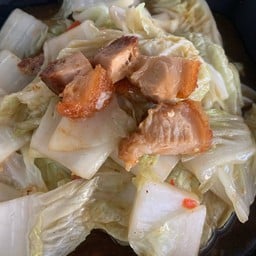 ผัดผักกาดขาว(กับข้าว)