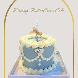 Birthday Cake🎂💙Blue Dreamy Buttercream Cake 🎂1/2ปอนด์ ฟรีซอส
