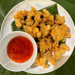 เห็ดนางฟ้าทอด