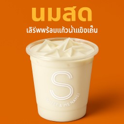 นมสดเย็น