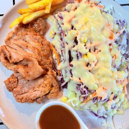 สเต๊กสะโพกไก่สไปซี่