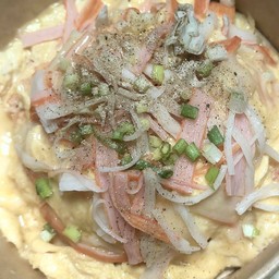 ข้าวไข่ข้นปูอัด ไข่ 2ฟอง