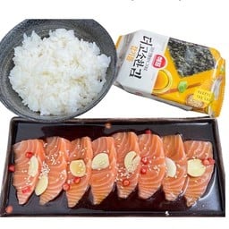 Set แซลมอนดองซีอิ๊ว