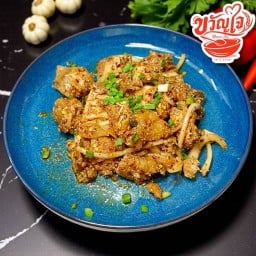 ขวัญใจ ข้าวยำไก่แซ่บ อาหารตามสั่ง