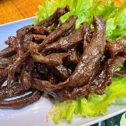 เนื้อแดดเดียวทอด