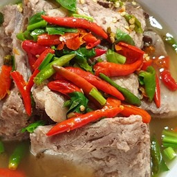 ต้มแซ่บกระดูกหมู ( ไม่มีข้าว)