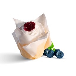 เค้ก บลูเบอร์รี่ นมสด Blueberry Cake