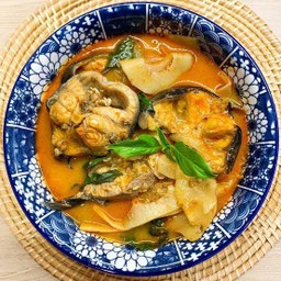 แกงกะทิปลาดุกหน่อไม้ดอง