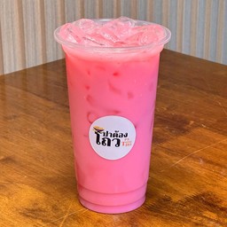 น้ำเต้าหู้ชมพู เย็น