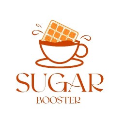 Sugar Booster -เค้กไก่หยอง , ชาผลไม้